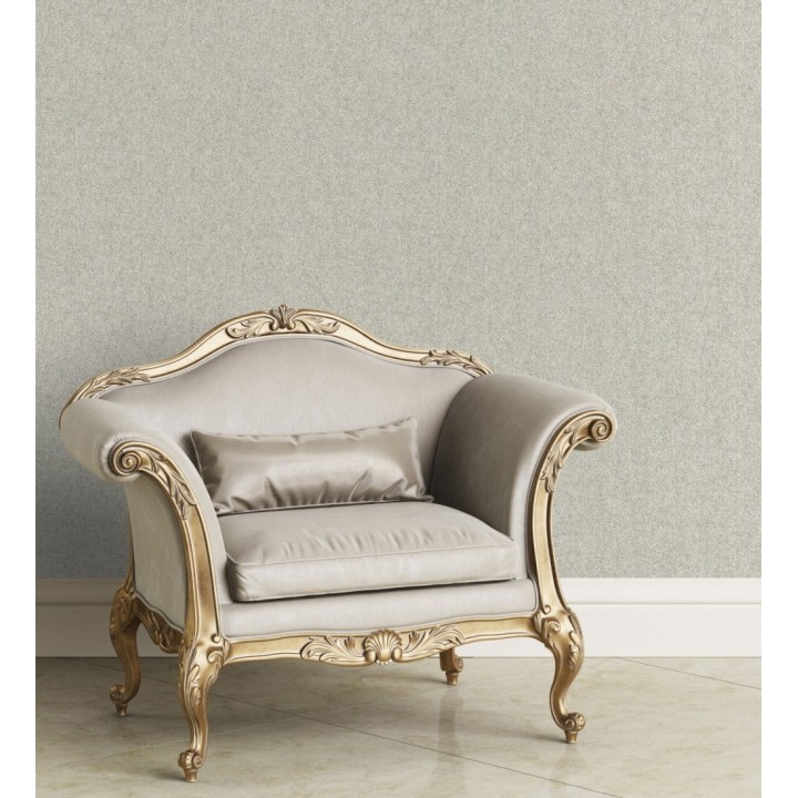 Papel pintado imitación tela con relieves y efectos metalizados - Milano Legacy Textile 682866