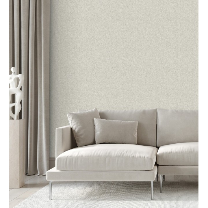 Papel pintado imitación tela con relieves y efectos metalizados - Milano Legacy Textile 682866