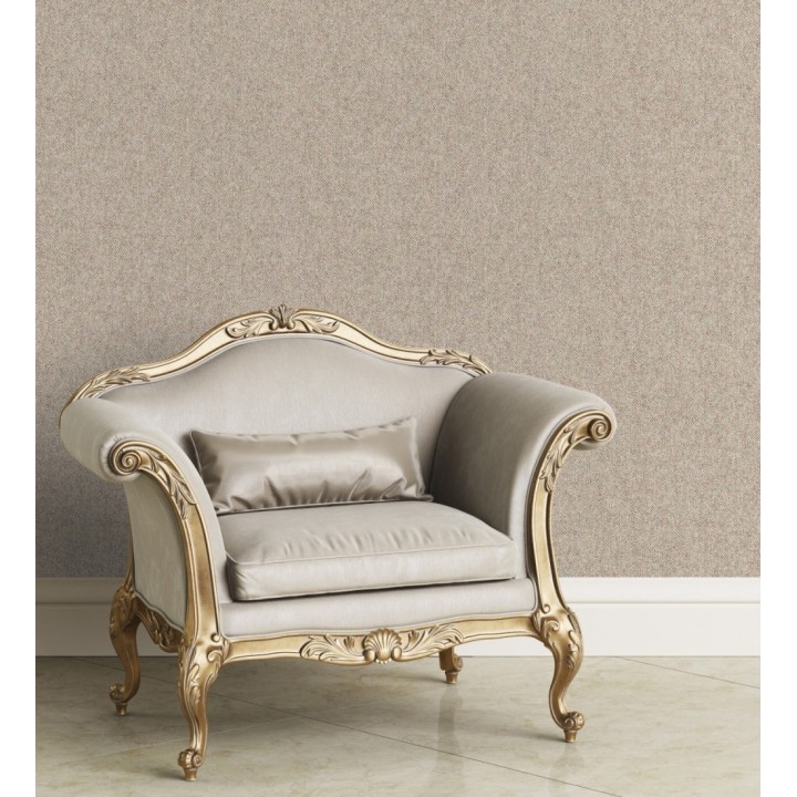 Papel pintado imitación tela con relieves y efectos metalizados - Milano Legacy Textile 682867