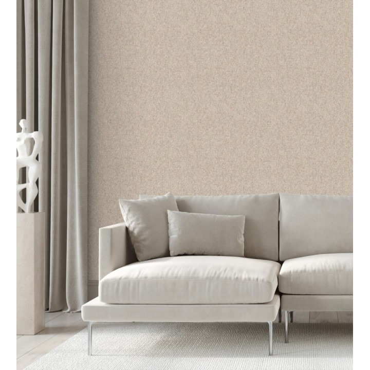 Papel pintado imitación tela con relieves y efectos metalizados - Milano Legacy Textile 682867