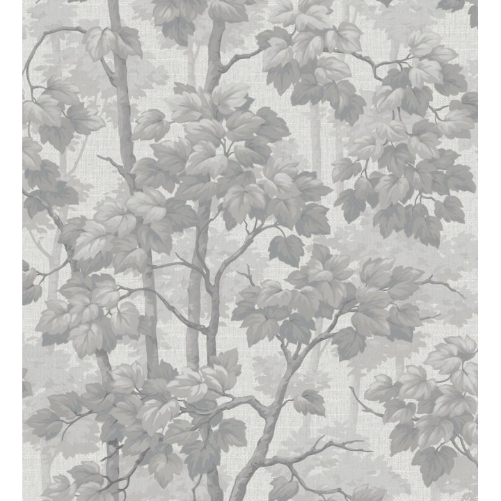 Papel pintado bosque de árboles y hojas en relieve textil - Sylvan Splendor 682871