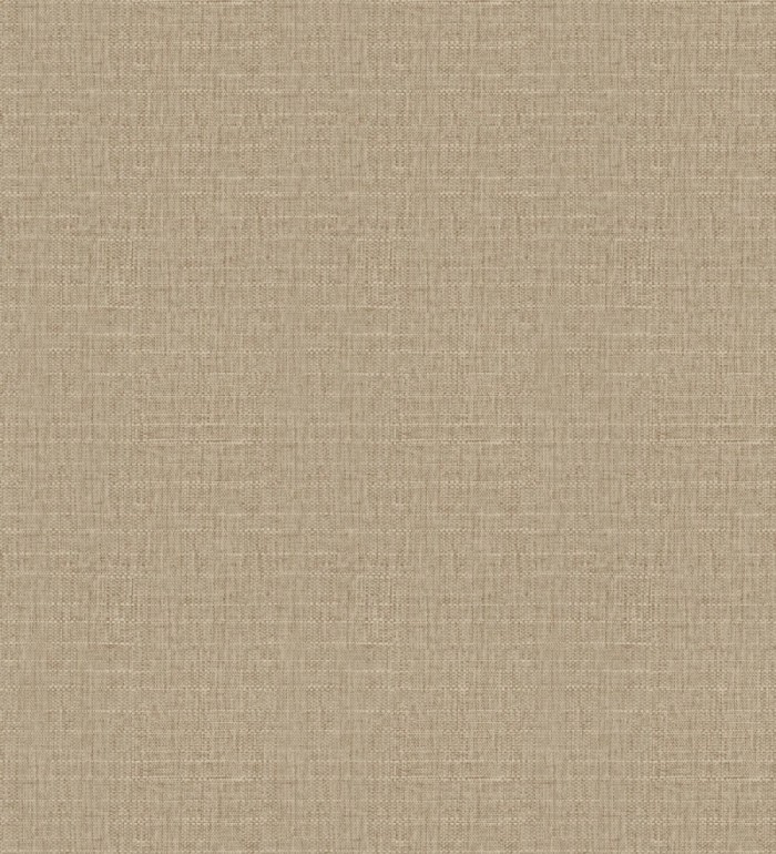Papel pintado efecto textil con textura alto relieve color beige oscuro metálico - Fabrizio Textile 682875