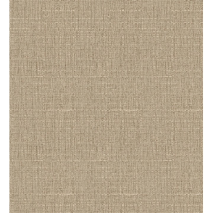 Papel pintado efecto textil con textura alto relieve color beige oscuro metálico - Fabrizio Textile 682875