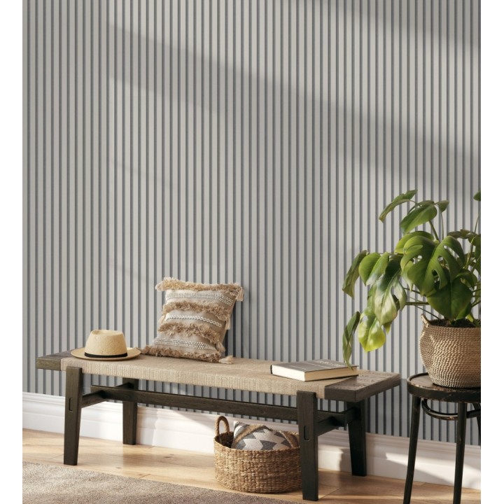 Papel pintado listones de madera - Hamburg Port 682901