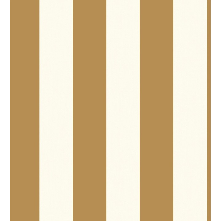 Papel pintado de rayas ocre con textura suave - Dijon Stripes 682915