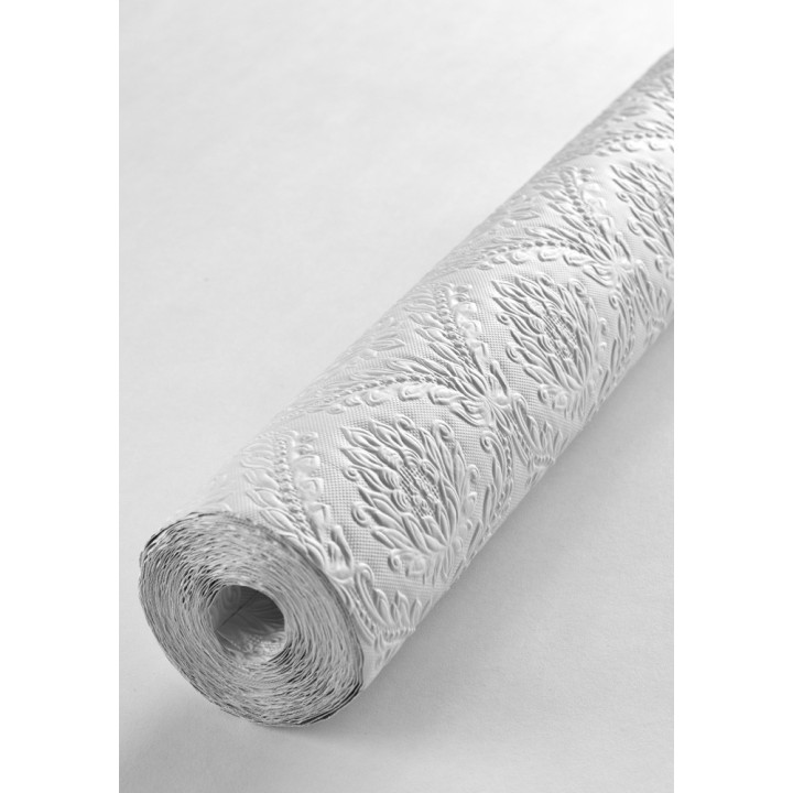 Papel pintado blanco repintable texturizado de alto relieve - Citras Texture 123172