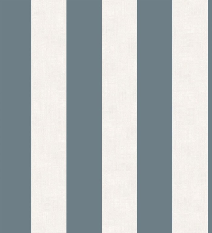 Papel pintado de rayas azul con textura suave - Dijon Stripes 682918