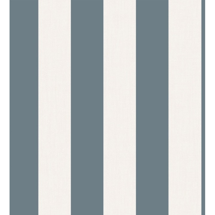 Papel pintado de rayas azul con textura suave - Dijon Stripes 682918