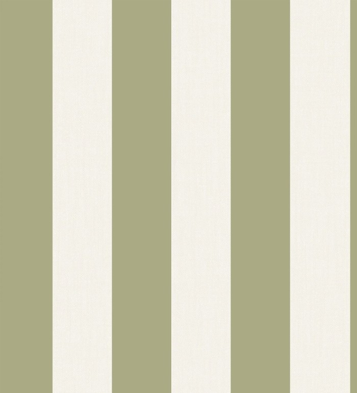 Papel pintado de rayas verde con textura suave - Dijon Stripes 682919
