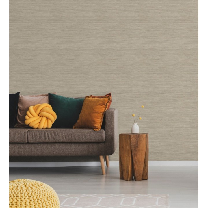 Papel pintado imitación fibra vegetal natural - Manila Modern Fibers 682921