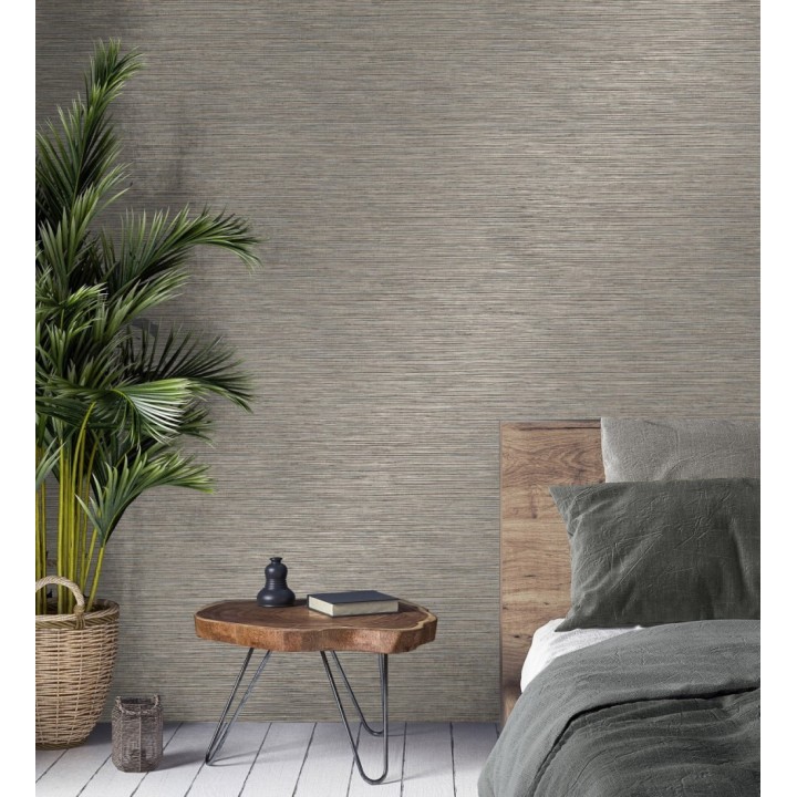 Papel pintado imitación fibra vegetal - Manila Modern Fibers 682922