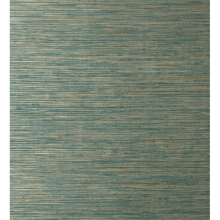 Papel pintado imitación fibra vegetal verde - Manila Modern Fibers 682923