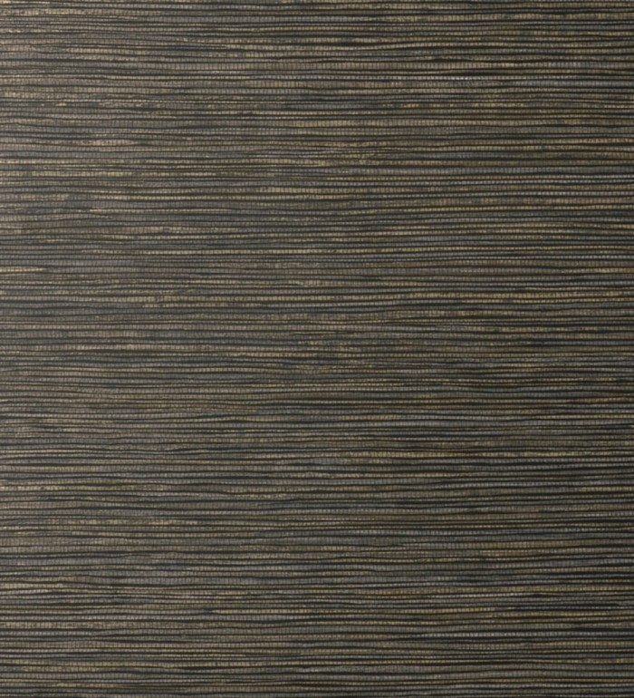 Papel pintado imitación fibra vegetal color chocolate - Manila Modern Fibers 682925