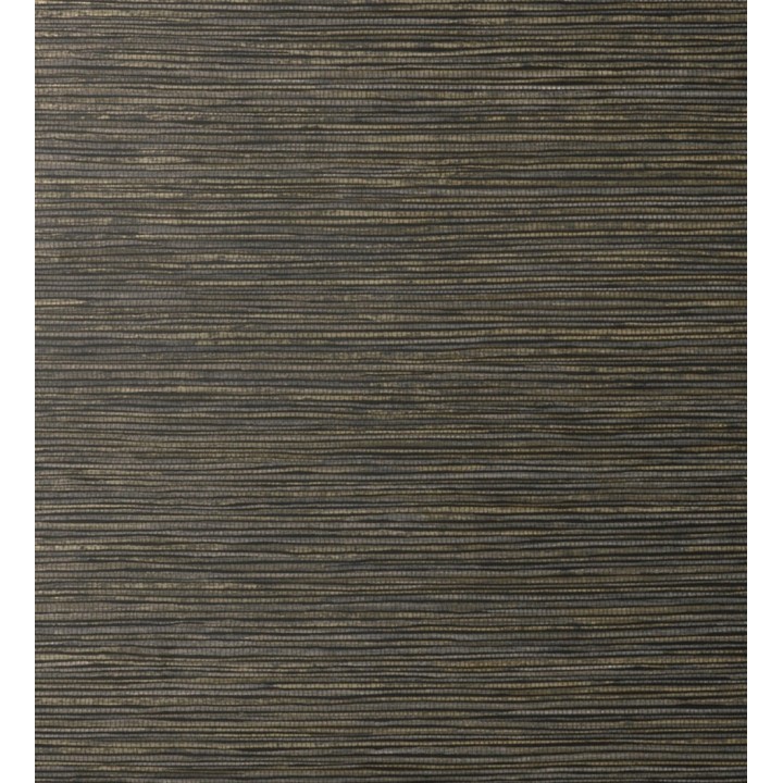 Papel pintado imitación fibra vegetal color chocolate - Manila Modern Fibers 682925