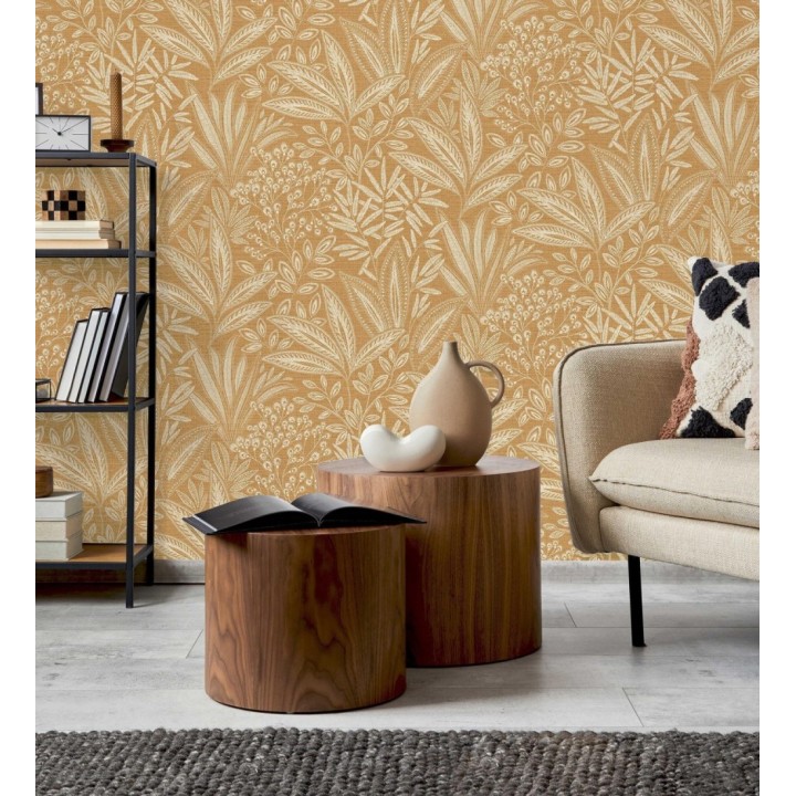 Papel pintado de hojas botánicas exóticas - Jewel Blossom 682931