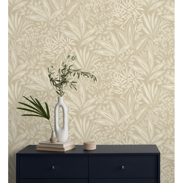 Papel pintado de hojas botánicas exóticas - Jewel Blossom 682932