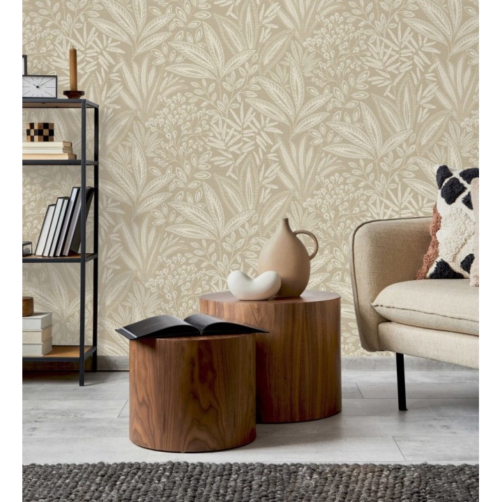 Papel pintado de hojas botánicas exóticas - Jewel Blossom 682932