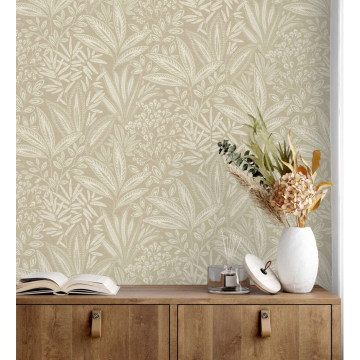 Papel pintado de hojas botánicas exóticas - Jewel Blossom 682932