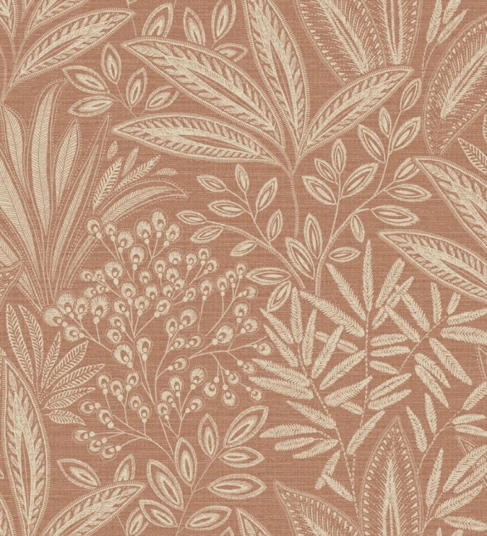 Papel pintado de hojas botánicas exóticas - Jewel Blossom 682933