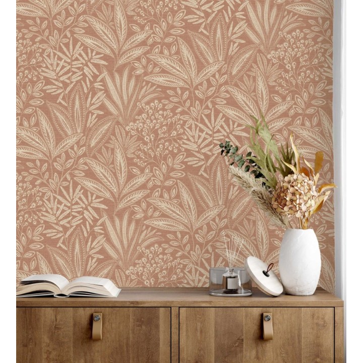 Papel pintado de hojas botánicas exóticas - Jewel Blossom 682933