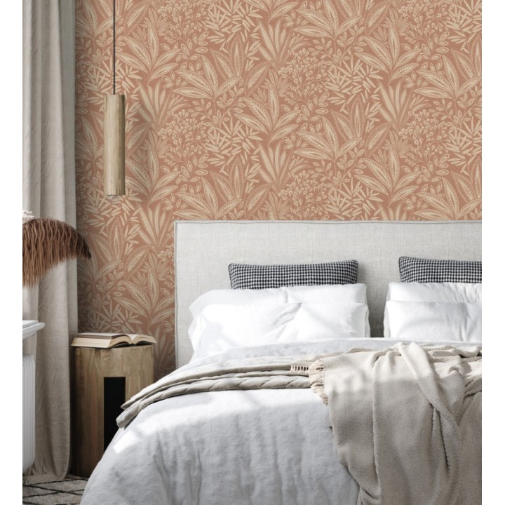 Papel pintado de hojas botánicas exóticas - Jewel Blossom 682933