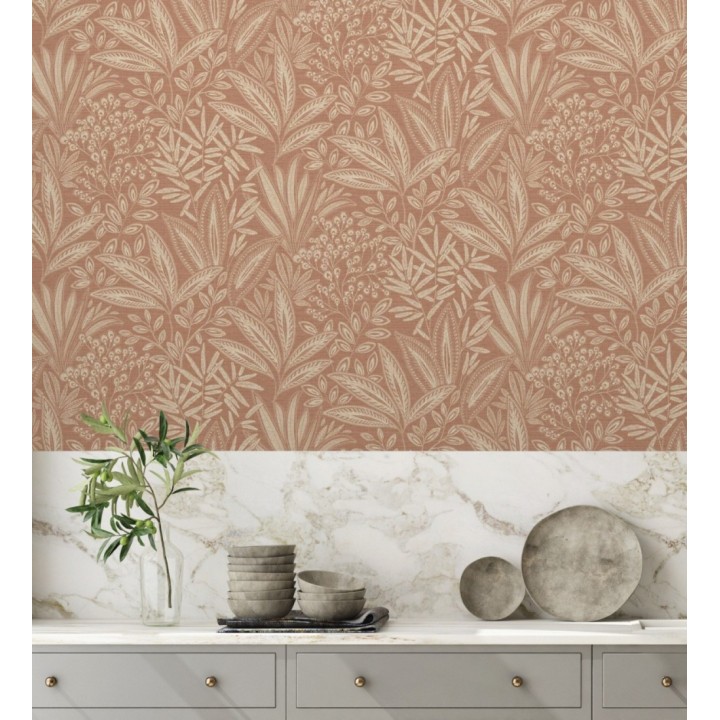 Papel pintado de hojas botánicas exóticas - Jewel Blossom 682933