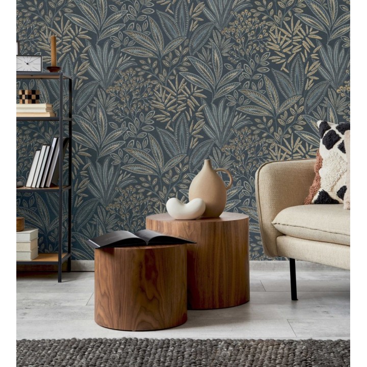 Papel pintado de hojas botánicas exóticas - Jewel Blossom 682934