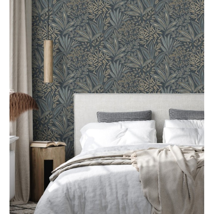 Papel pintado de hojas botánicas exóticas - Jewel Blossom 682934