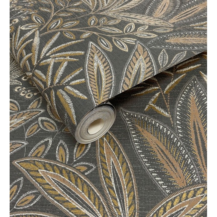 Papel pintado de hojas botánicas exóticas - Jewel Blossom 682935