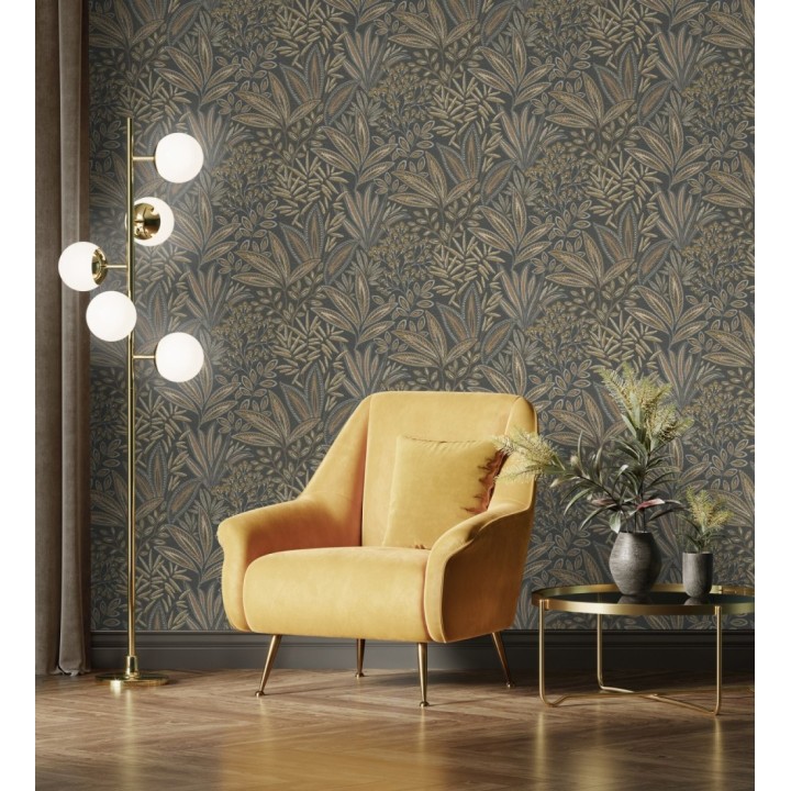 Papel pintado de hojas botánicas exóticas - Jewel Blossom 682935