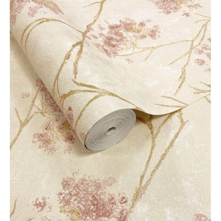 Papel pintado de flores tonos nacarados y brillantes - Shiny Bloom 682937