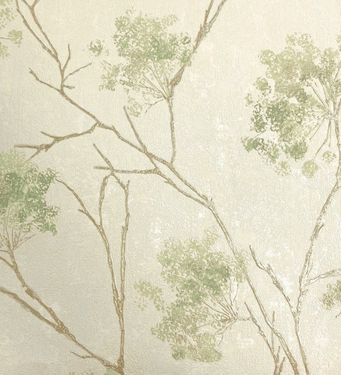 Papel pintado de flores tonos nacarados y brillantes - Shiny Bloom 682938