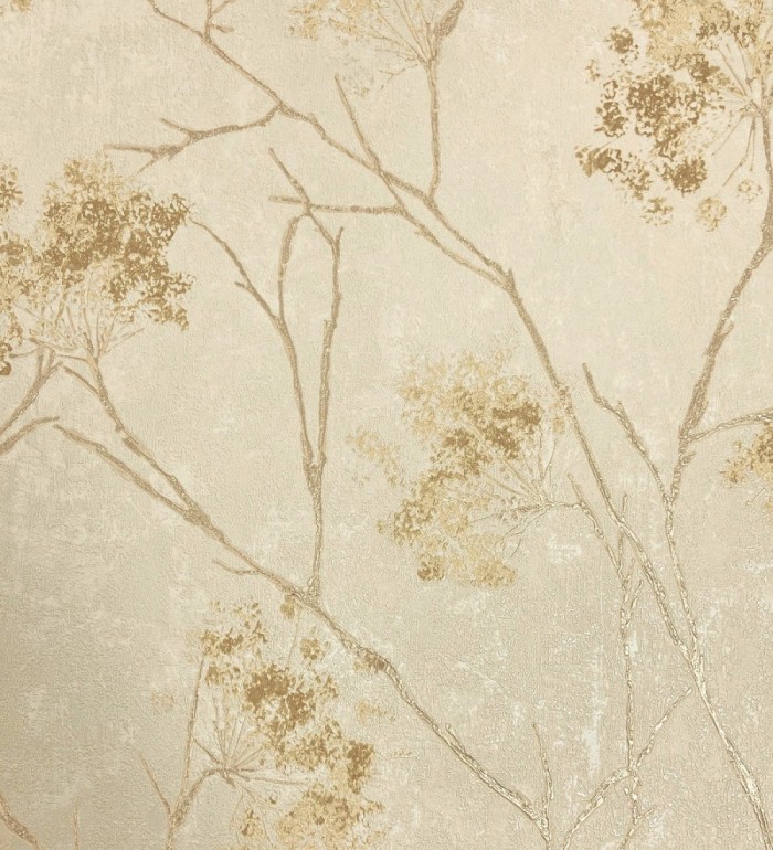 Papel pintado de flores tonos nacarados y brillantes - Shiny Bloom 682939