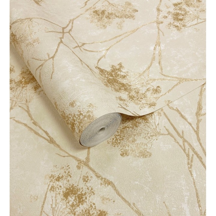 Papel pintado de flores tonos nacarados y brillantes - Shiny Bloom 682939