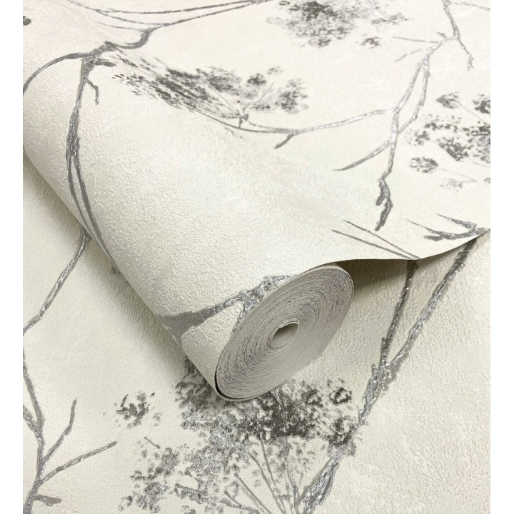 Papel pintado de flores tonos nacarados y brillantes - Shiny Bloom 682940