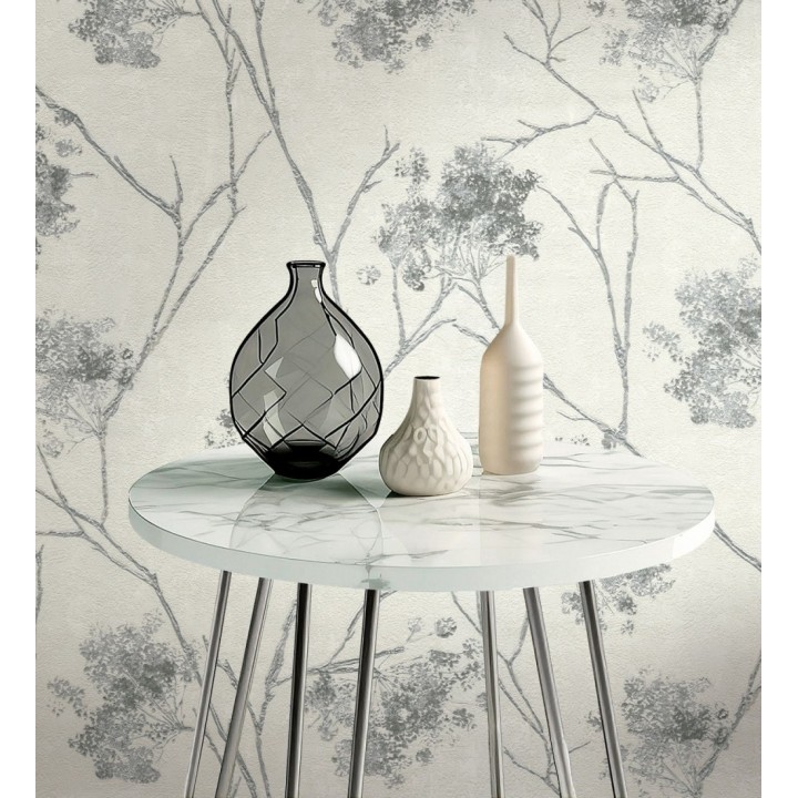 Papel pintado de flores tonos nacarados y brillantes - Shiny Bloom 682940