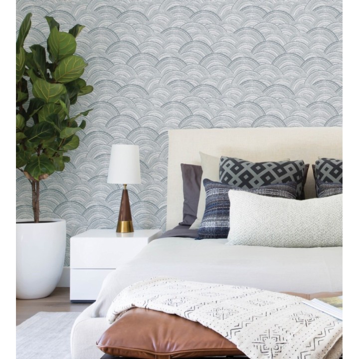 Papel pintado de medios círculos modernos - Paradox Wave 682942