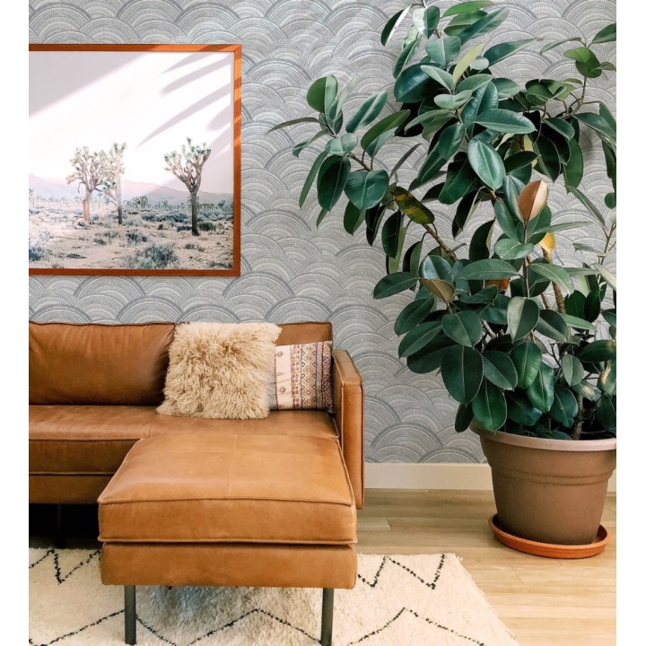 Papel pintado de medios círculos modernos - Paradox Wave 682942