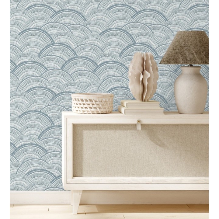 Papel pintado de medios círculos modernos - Paradox Wave 682942