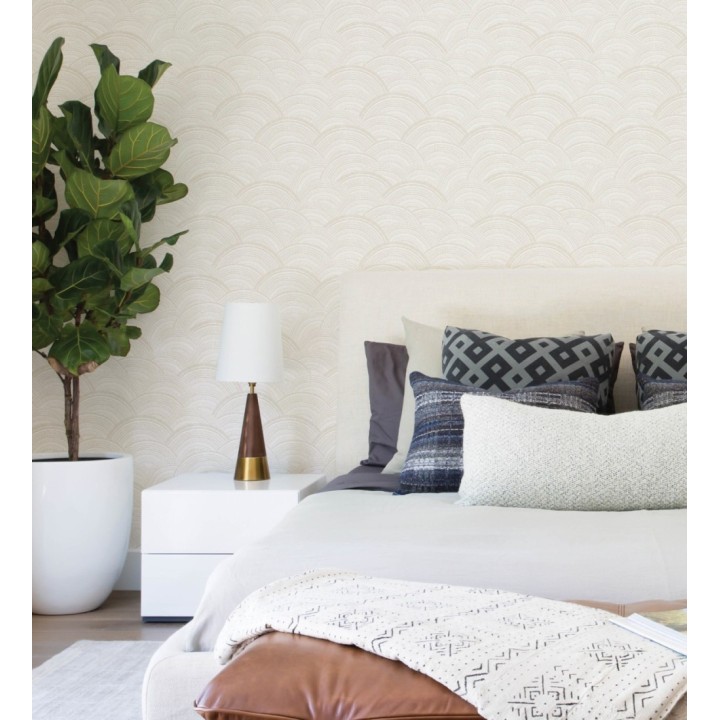 Papel pintado de medios círculos modernos - Paradox Wave 682943