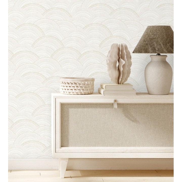 Papel pintado de medios círculos modernos - Paradox Wave 682943