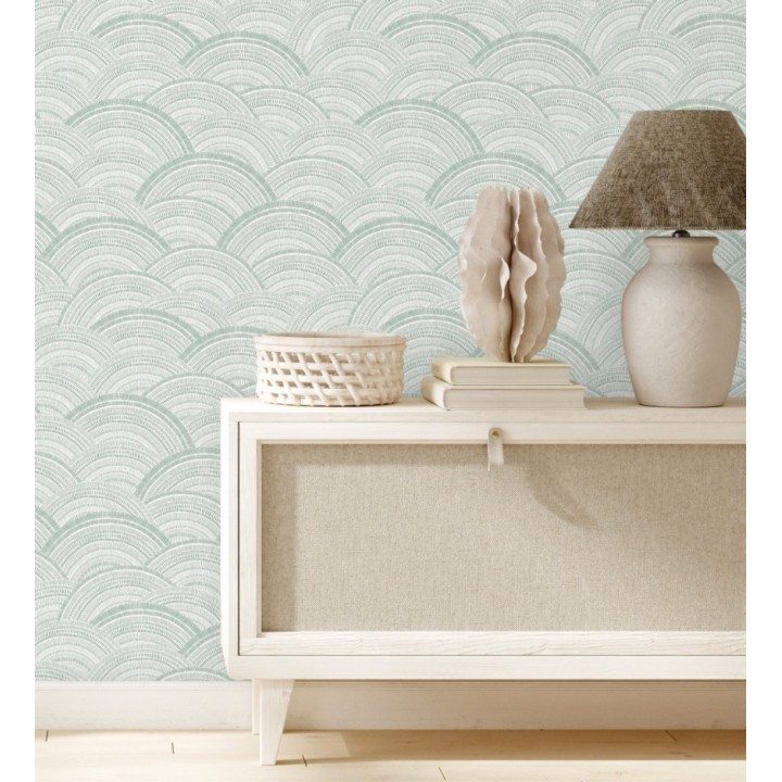 Papel pintado de medios círculos modernos - Paradox Wave 682944