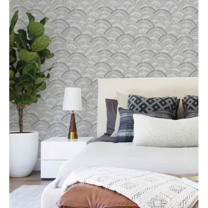 Papel pintado de medios círculos modernos - Paradox Wave 682945