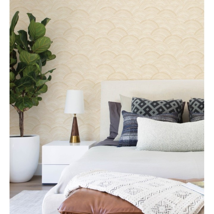 Papel pintado de medios círculos modernos - Paradox Wave 682946