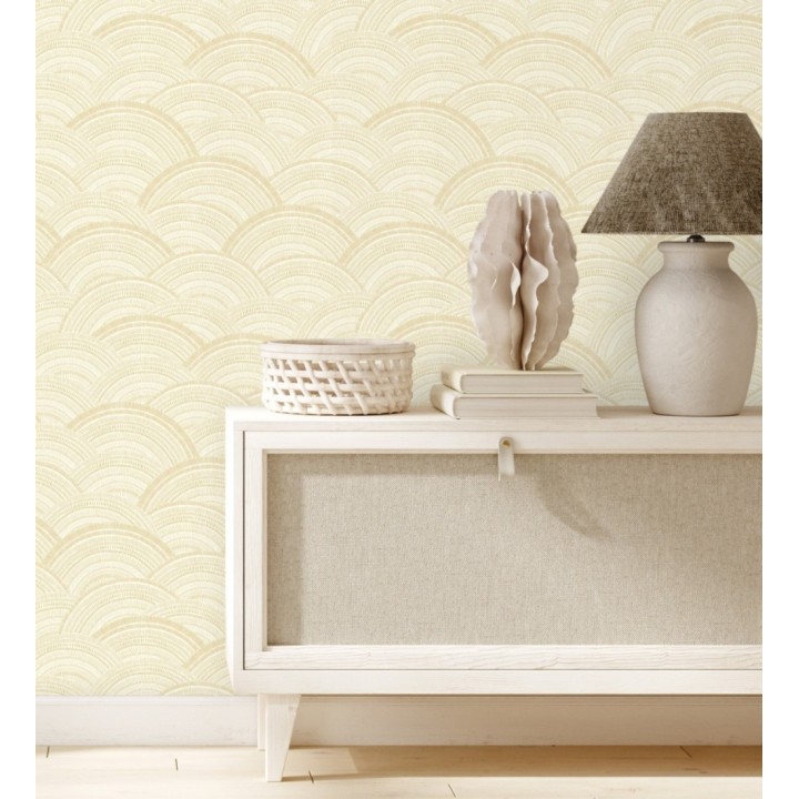 Papel pintado de medios círculos modernos - Paradox Wave 682946