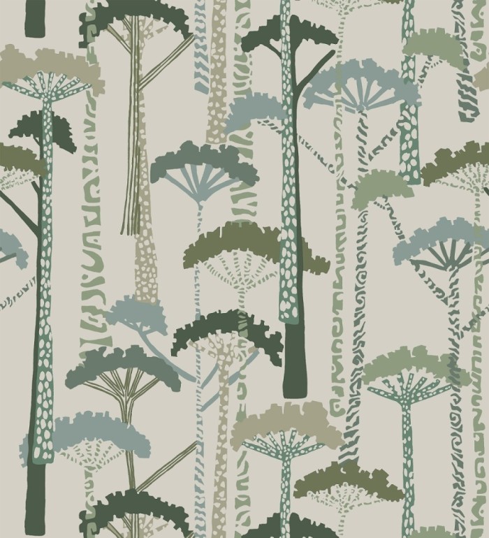 Papel pintado de árboles estilo moderno - Kilimanjaro Trees 682947
