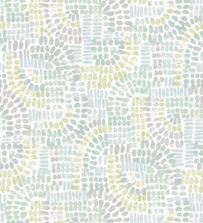 Papel pintado con mosaico abstracto - Honiton Mosaic 682956