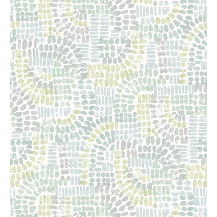 Papel pintado con mosaico abstracto - Honiton Mosaic 682956
