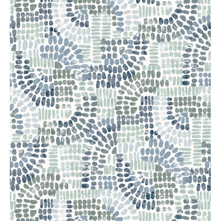 Papel pintado con mosaico abstracto - Honiton Mosaic 682957