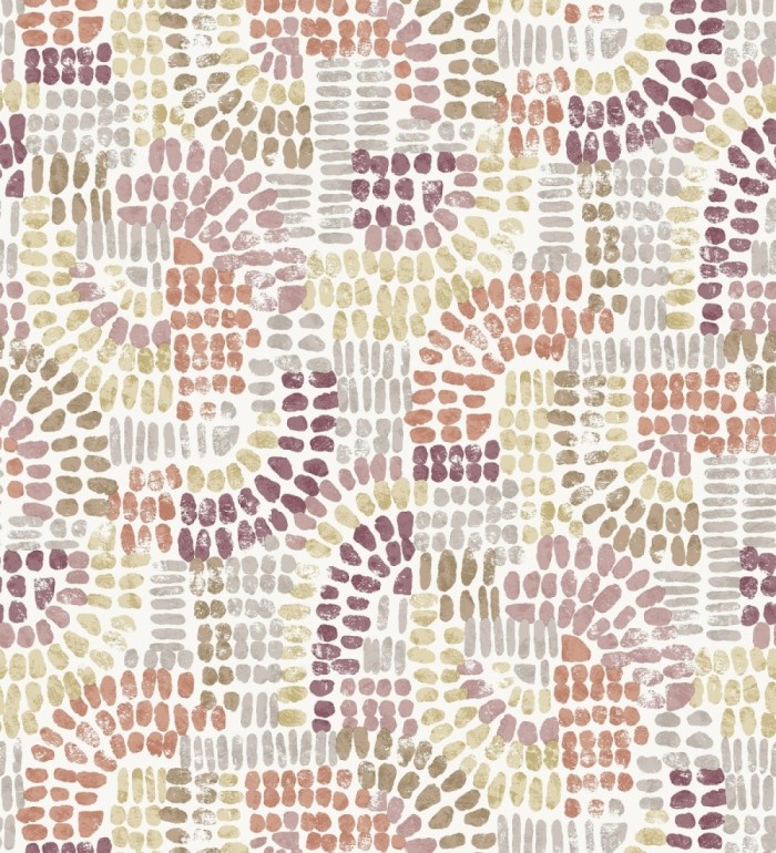 Papel pintado con mosaico abstracto - Honiton Mosaic 682958